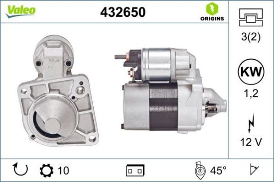Obrázok żtartér VALEO  ORIGINS NEW 432650