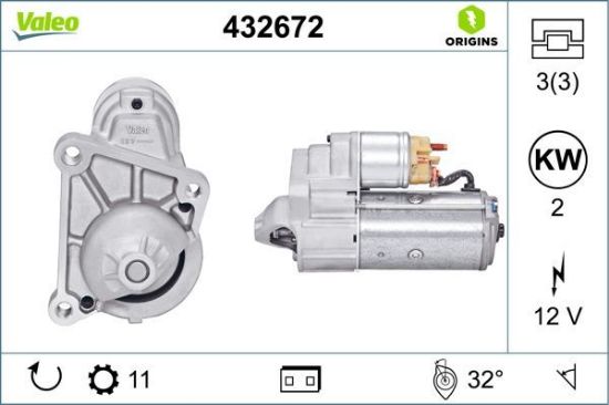 Obrázok żtartér VALEO  ORIGINS NEW 432672