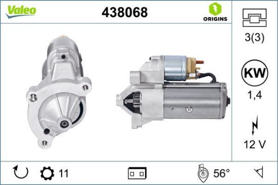 Obrázok żtartér VALEO  ORIGINS NEW 438068
