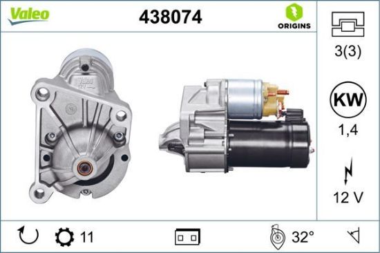 Obrázok żtartér VALEO  ORIGINS NEW 438074