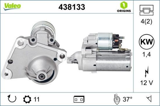 Obrázok żtartér VALEO  ORIGINS NEW 438133