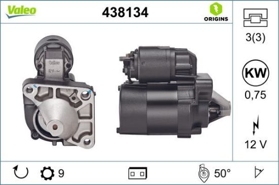 Obrázok żtartér VALEO  ORIGINS NEW 438134