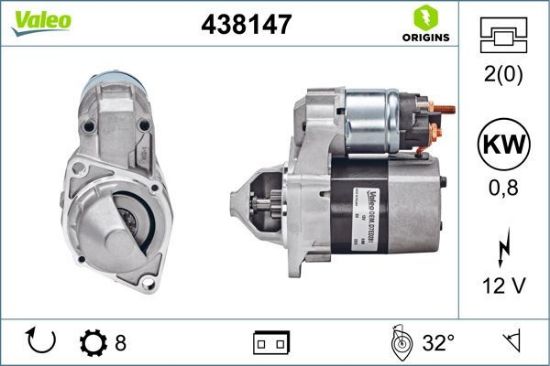 Obrázok żtartér VALEO  ORIGINS NEW 438147