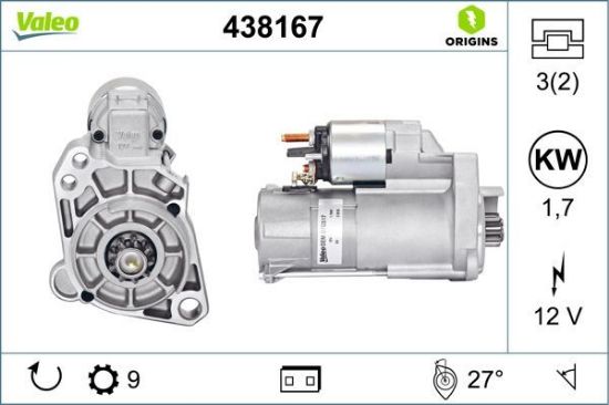 Obrázok żtartér VALEO  ORIGINS NEW 438167