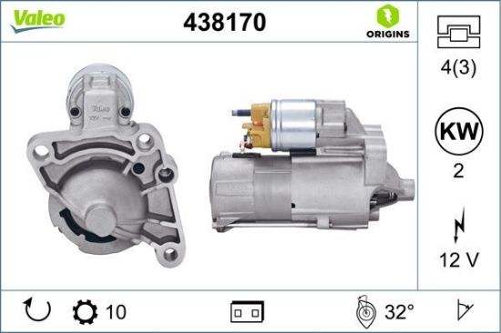 Obrázok żtartér VALEO  ORIGINS NEW 438170
