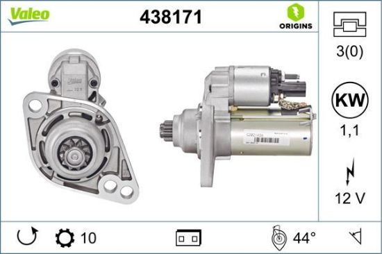 Obrázok żtartér VALEO  ORIGINS NEW 438171