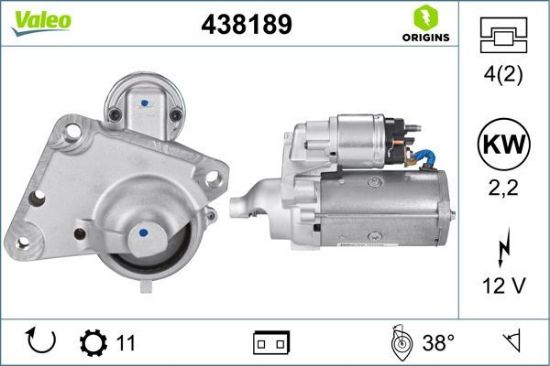 Obrázok żtartér VALEO  ORIGINS NEW 438189