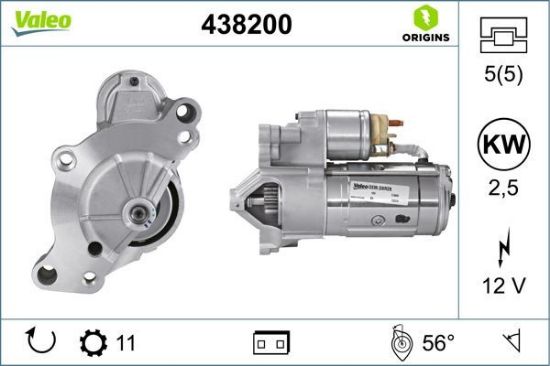 Obrázok żtartér VALEO  ORIGINS NEW 438200