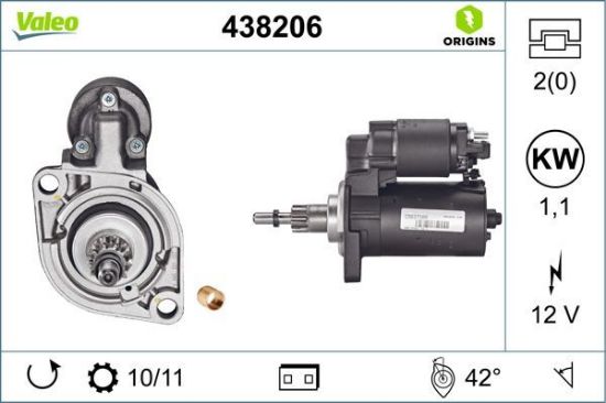 Obrázok żtartér VALEO  ORIGINS NEW 438206
