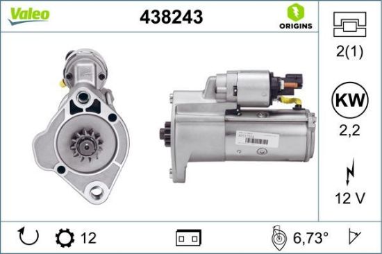 Obrázok żtartér VALEO  ORIGINS NEW 438243