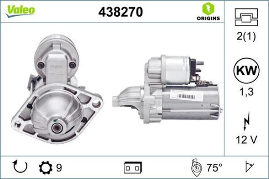 Obrázok żtartér VALEO  ORIGINS NEW 438270