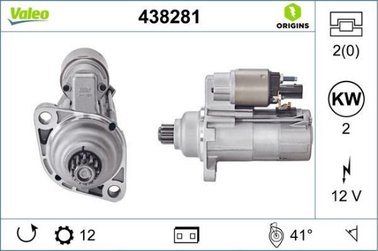 Obrázok żtartér VALEO  ORIGINS NEW 438281
