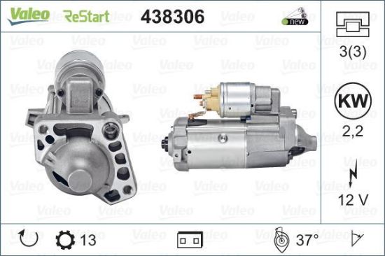 Obrázok żtartér VALEO  ORIGINS NEW STOP&START 438306