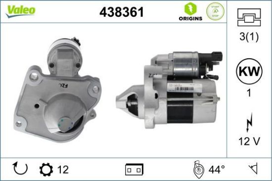 Obrázok żtartér VALEO  ORIGINS NEW STOP&START 438361