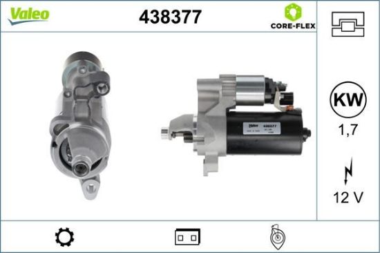 Obrázok żtartér VALEO  CORE-FLEX 438377