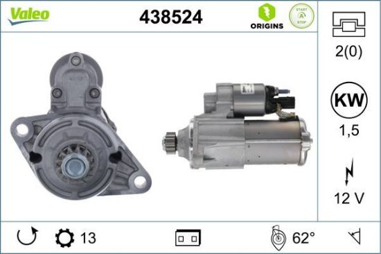 Obrázok żtartér VALEO  ORIGINS NEW STOP&START 438524