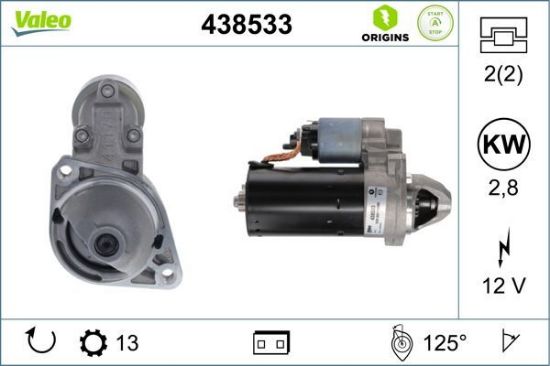 Obrázok żtartér VALEO  ORIGINS NEW STOP&START 438533
