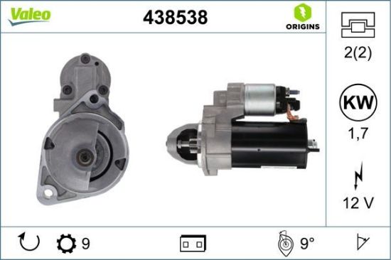 Obrázok żtartér VALEO  ORIGINS NEW 438538