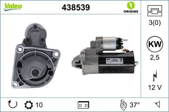 Obrázok żtartér VALEO  ORIGINS NEW 438539
