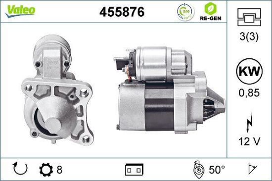 Obrázok żtartér VALEO  RE-GEN REMANUFACTURED 455876