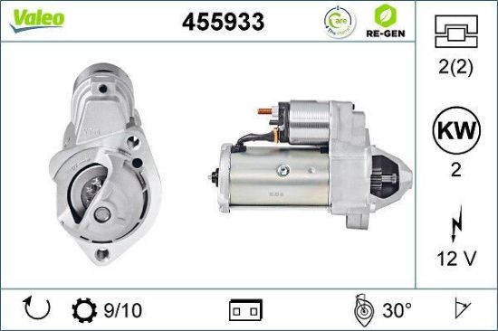 Obrázok żtartér VALEO  RE-GEN REMANUFACTURED 455933
