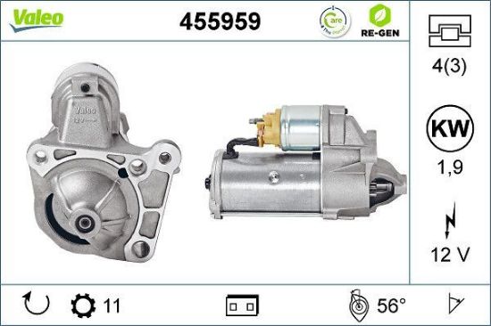 Obrázok żtartér VALEO  RE-GEN REMANUFACTURED 455959