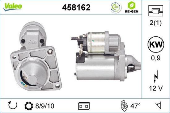 Obrázok żtartér VALEO  RE-GEN REMANUFACTURED 458162