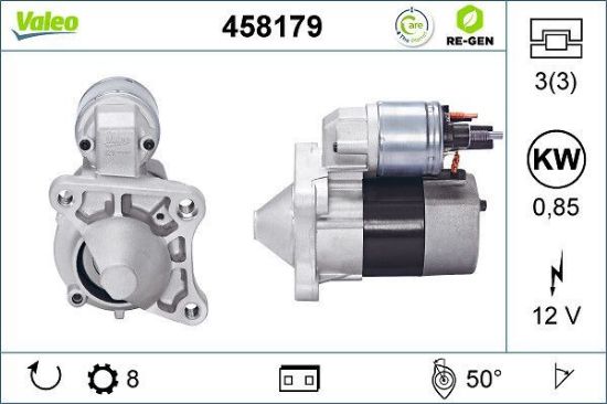 Obrázok żtartér VALEO  RE-GEN REMANUFACTURED 458179
