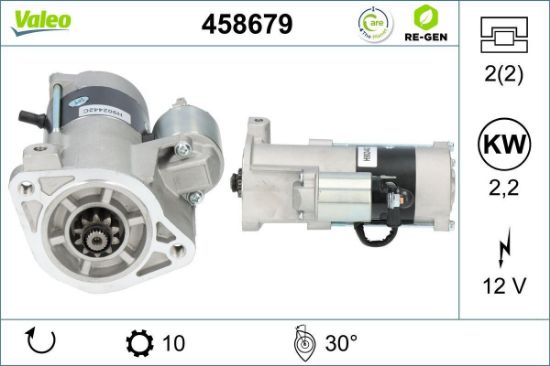Obrázok żtartér VALEO  RE-GEN REMANUFACTURED 458679