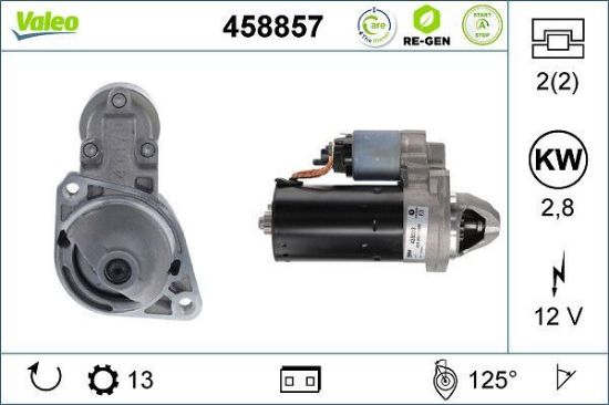 Obrázok żtartér VALEO  RE-GEN REMANUFACTURED STOP&START 458857