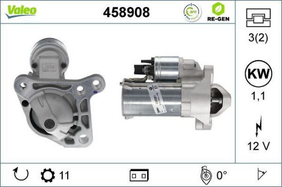 Obrázok żtartér VALEO  RE-GEN REMANUFACTURED 458908