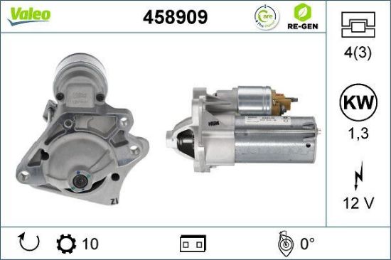 Obrázok żtartér VALEO  RE-GEN REMANUFACTURED 458909