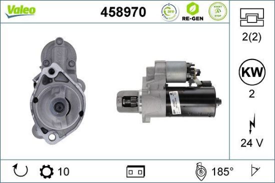 Obrázok żtartér VALEO  RE-GEN REMANUFACTURED STOP&START 458970