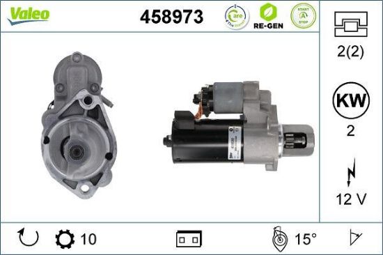 Obrázok żtartér VALEO  RE-GEN REMANUFACTURED STOP&START 458973