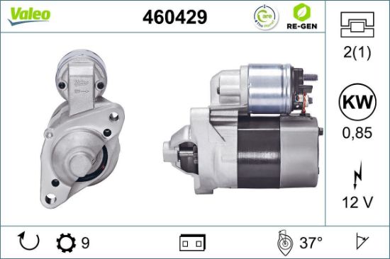 Obrázok żtartér VALEO  RE-GEN REMANUFACTURED 460429