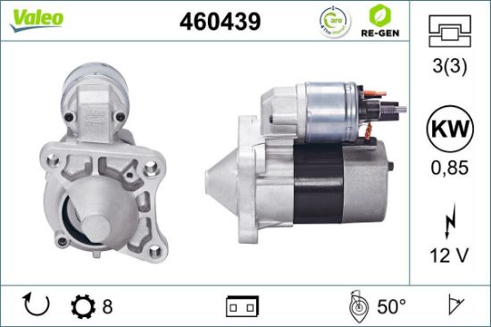 Obrázok żtartér VALEO  RE-GEN REMANUFACTURED 460439