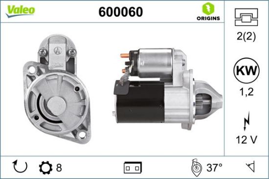 Obrázok żtartér VALEO  ORIGINS NEW 600060