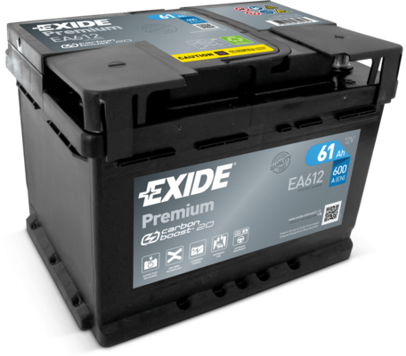 Obrázok Batéria EXIDE PREMIUM *** 12V/61Ah/600A