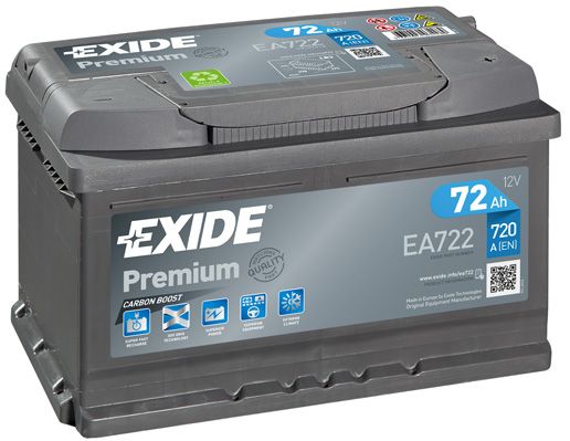 Obrázok Batéria EXIDE PREMIUM *** 12V/72Ah/720A
