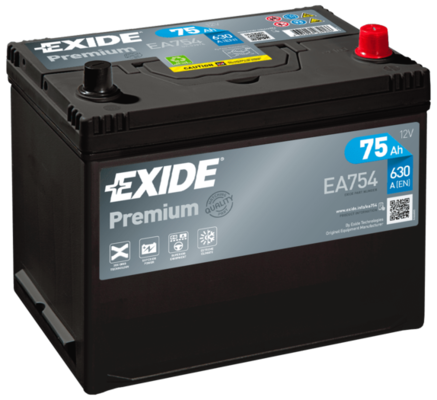 Obrázok Batéria EXIDE PREMIUM *** 12V/75Ah/630A