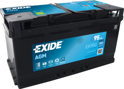 Obrázok Batéria EXIDE AGM 12V/95Ah/850A