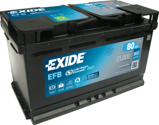 Obrázok Batéria EXIDE EFB 12V/80Ah/800A