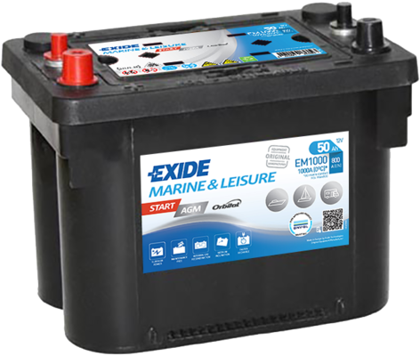 Obrázok Batéria EXIDE  START AGM 12V/50Ah/800A