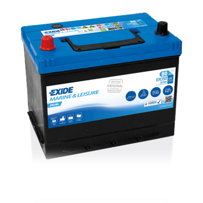 Obrázok Batéria EXIDE  DUAL 12V/80Ah/510A