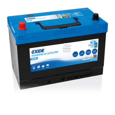 Obrázok Batéria EXIDE  DUAL 12V/95Ah/650A
