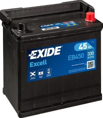 Obrázok Batéria EXIDE EXCELL ** 12V/45Ah/330A