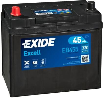 Obrázok Batéria EXIDE EXCELL ** 12V/45Ah/330A