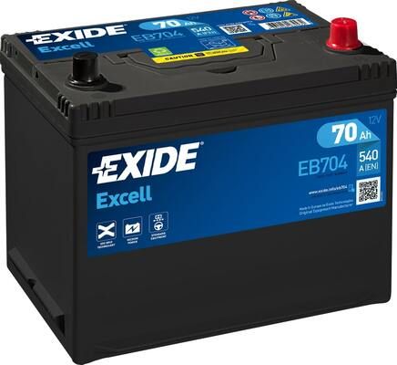 Obrázok Batéria EXIDE EXCELL ** 12V/70Ah/540A