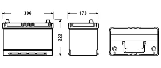 Obrázok Batéria EXIDE EXCELL ** 12V/95Ah/760A