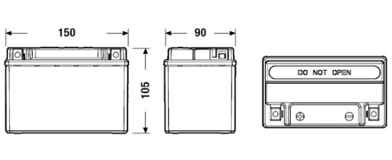 Obrázok Batéria EXIDE Start-Stop Auxiliary 12V/9Ah/120A